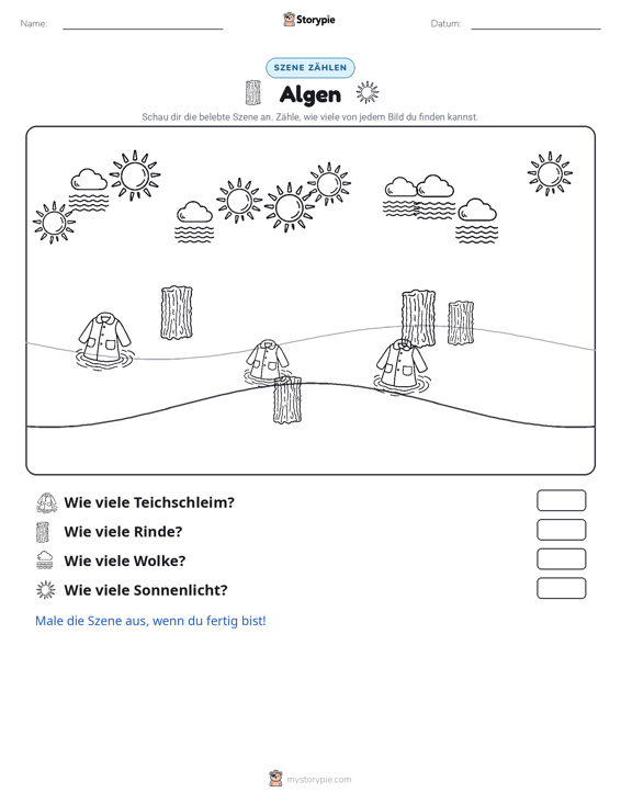 Zähl-Szene