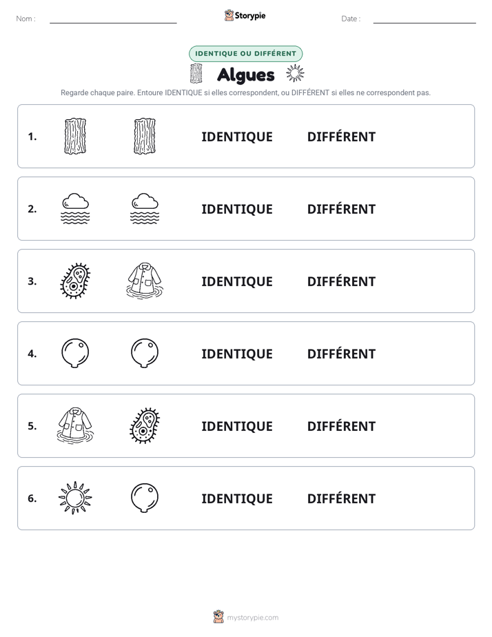Identique ou Différent