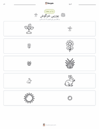 یورپی خرگوش پرنٹ کرنے کے قابل ورکشیٹ کا پیش نظارہ