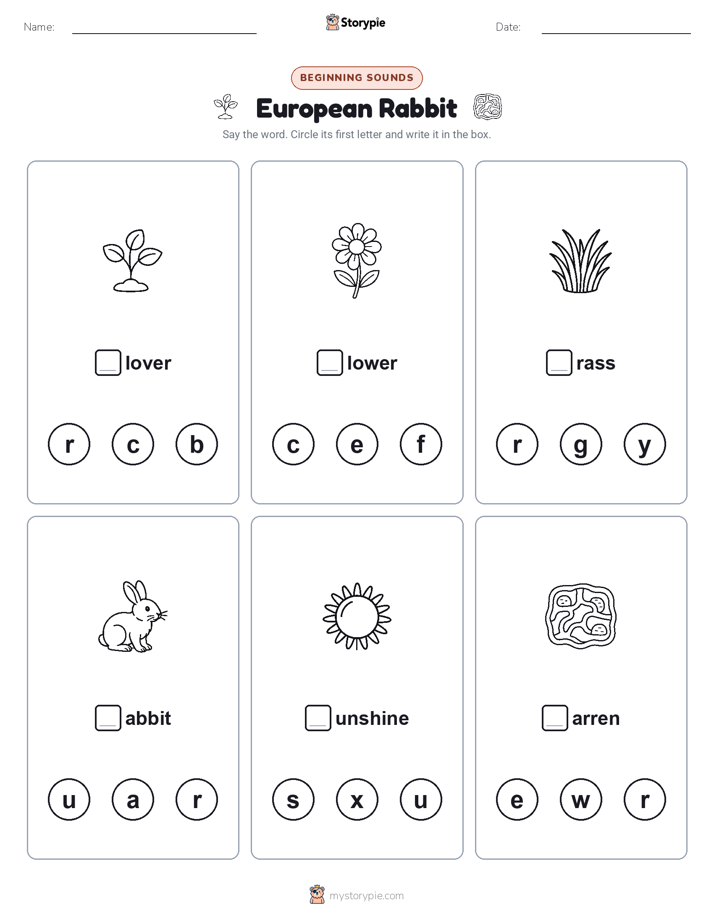 Beginning Sounds