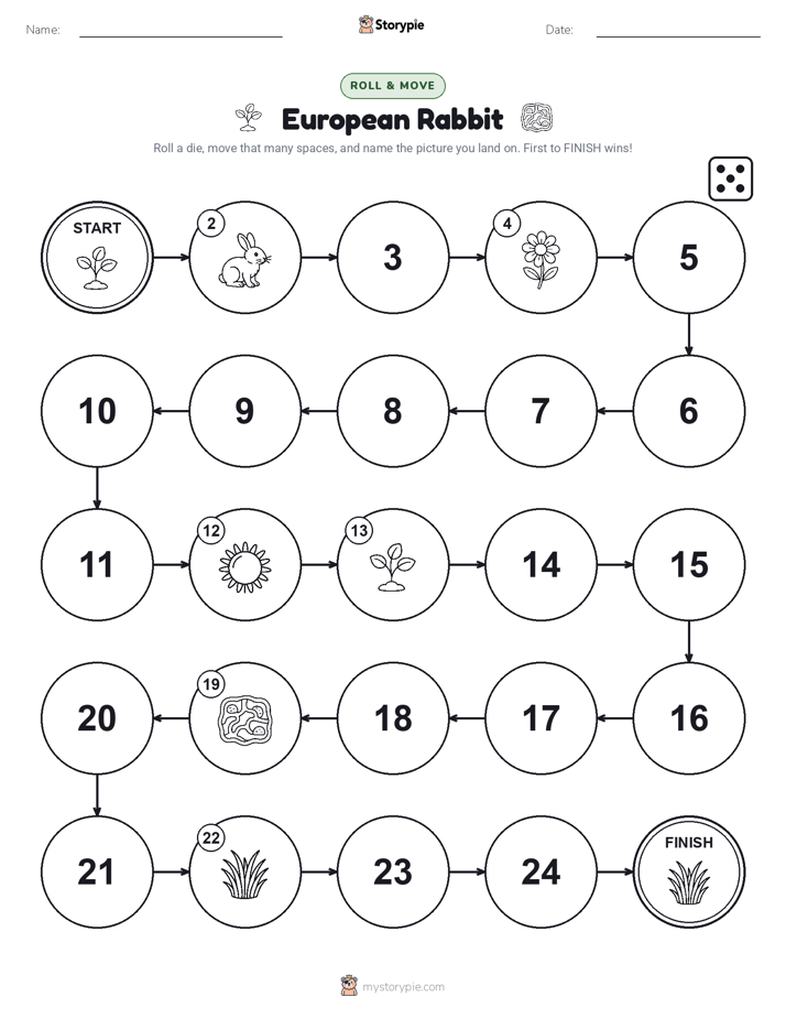 Roll & Move Game