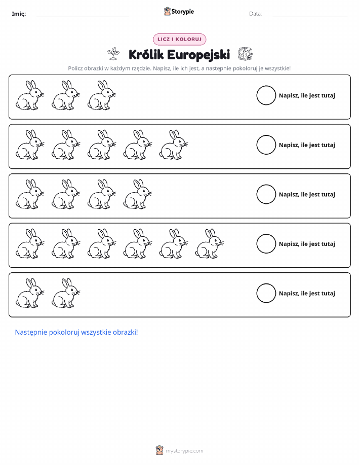Liczenie i Kolorowanie