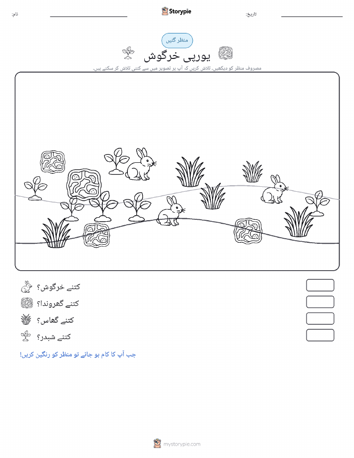 گنتی کا منظر