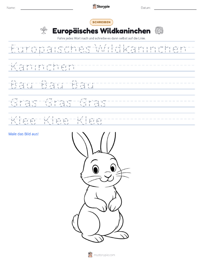 Schreibübung