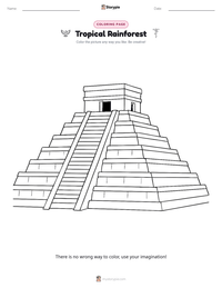 Tropical Rainforest printable worksheet preview