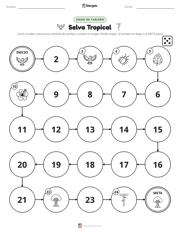 Juego de Rueda y Avanza