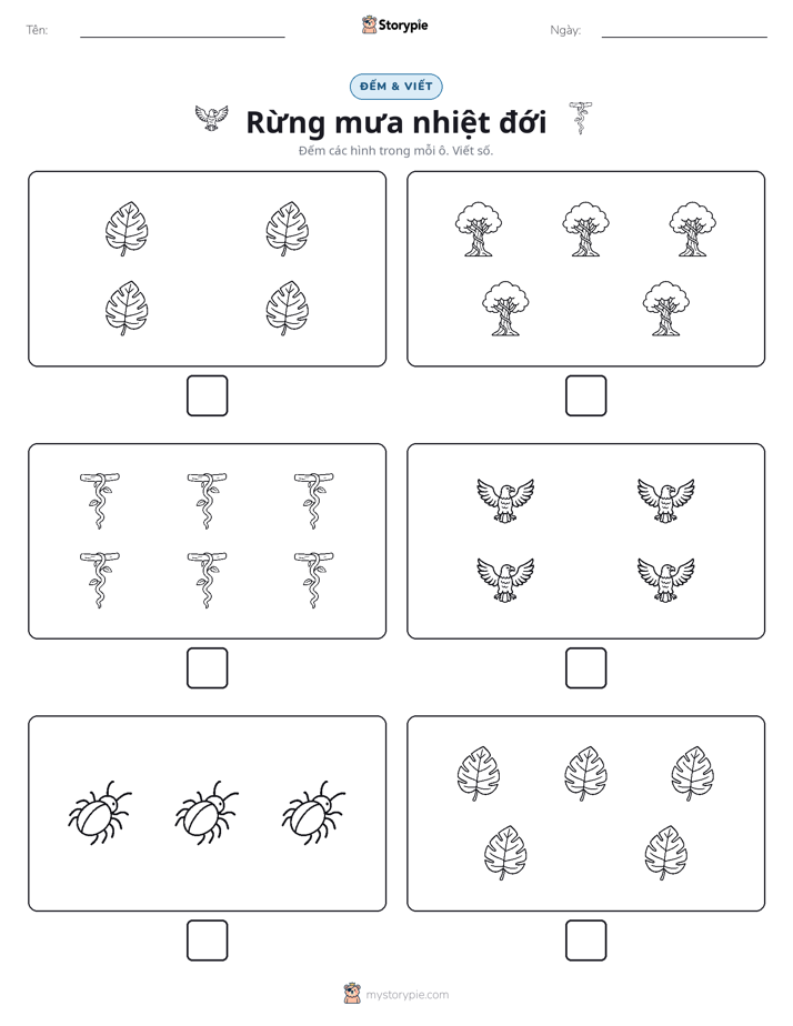 Đếm & Viết