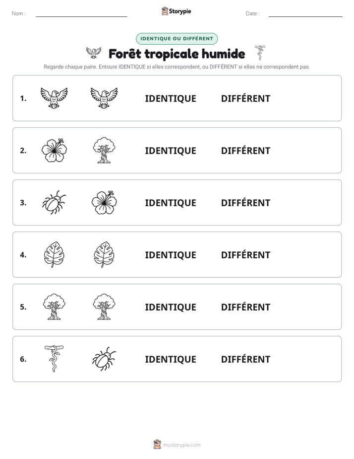 Identique ou Différent