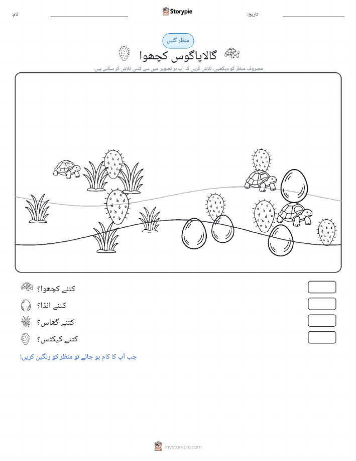 گنتی کا منظر