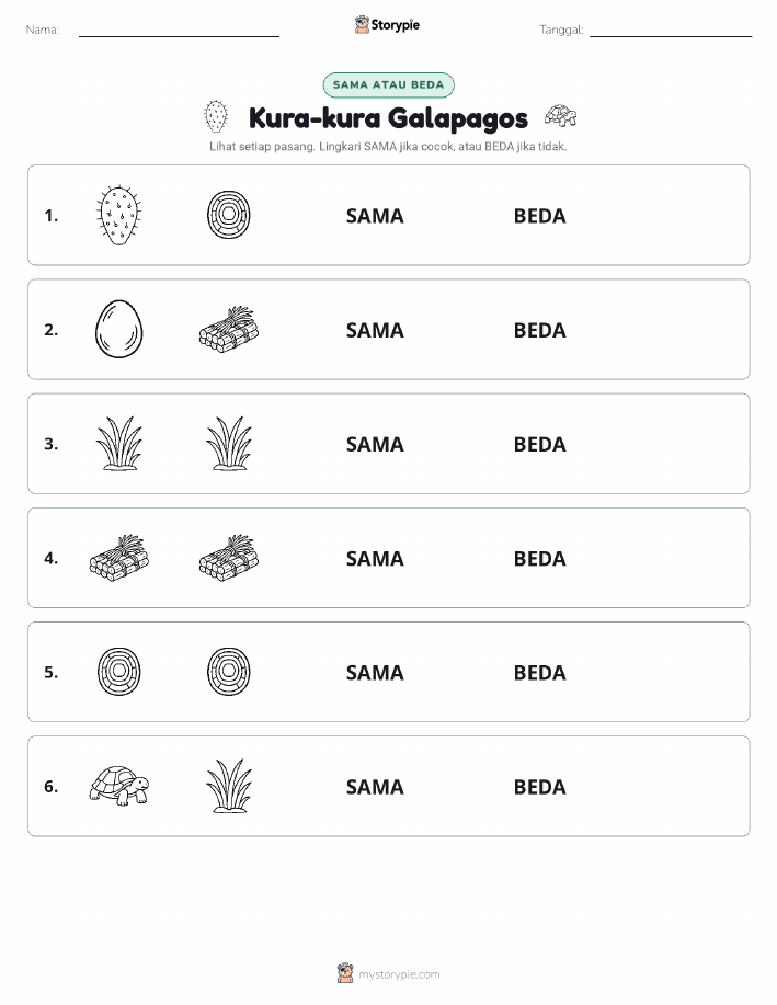 Sama atau Berbeda