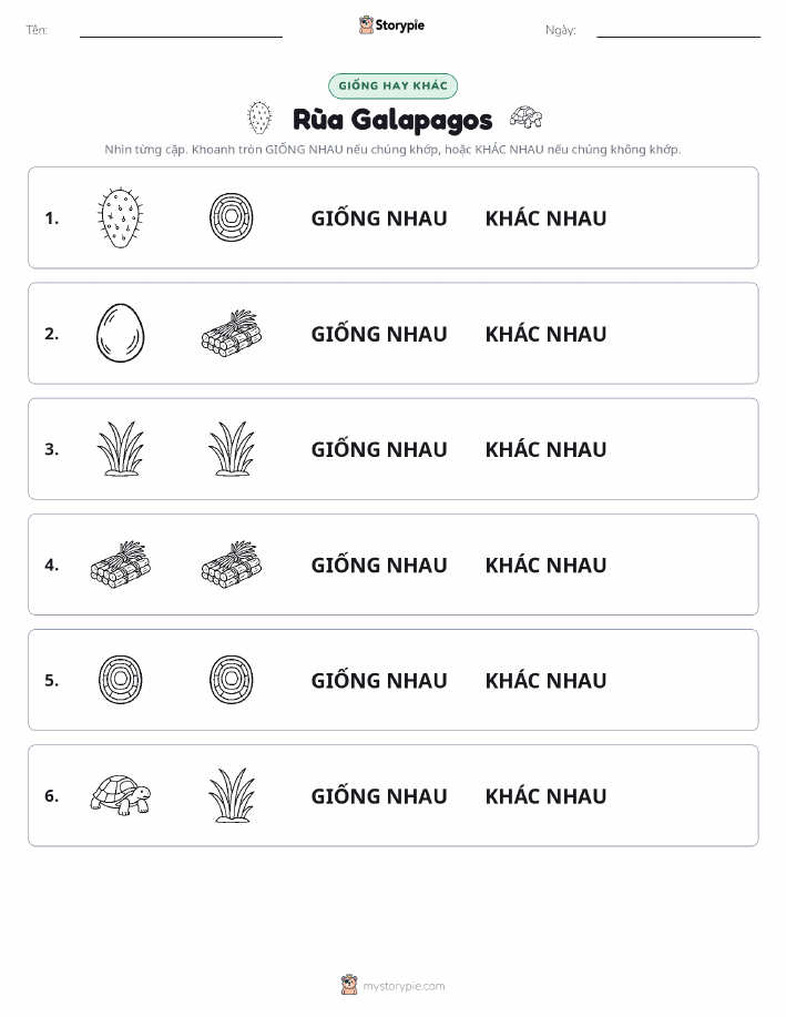Giống Hay Khác