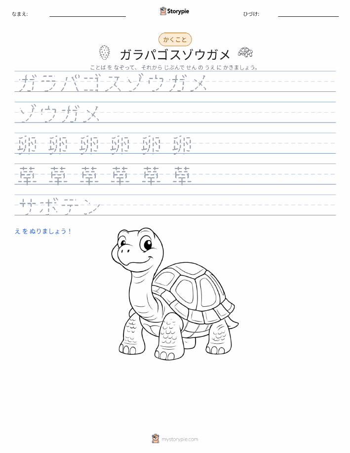 書き取り練習