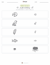 ハクトウワシ の印刷可能ワークシートプレビュー