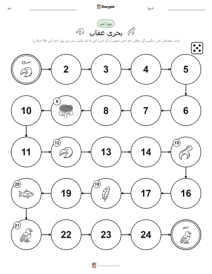 رول اور منتقل کریں کھیل