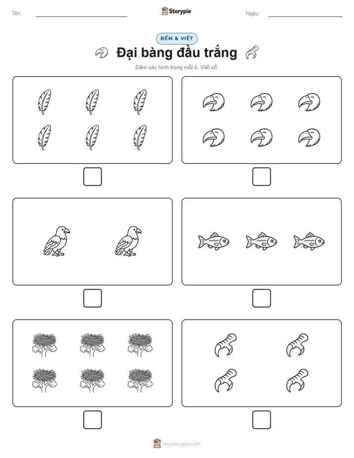 Đếm & Viết