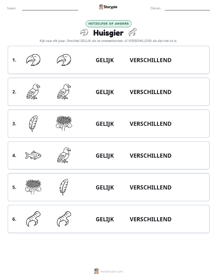 Zelfde of Verschillend