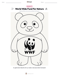 World Wide Fund For Nature druckbare Arbeitsblatt Vorschau