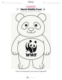 World Wildlife Fund printable worksheet preview