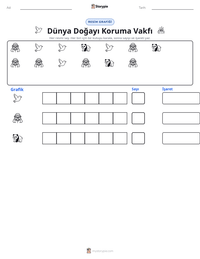 Dünya Doğayı Koruma Vakfı yazdırılabilir çalışma sayfası önizlemesi