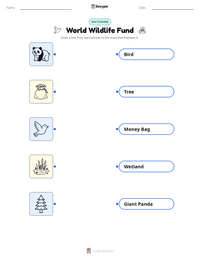 World Wildlife Fund printable worksheet preview