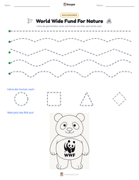 World Wide Fund For Nature druckbare Arbeitsblatt Vorschau