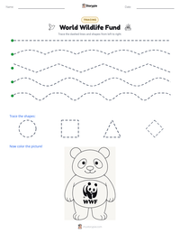 World Wildlife Fund printable worksheet preview