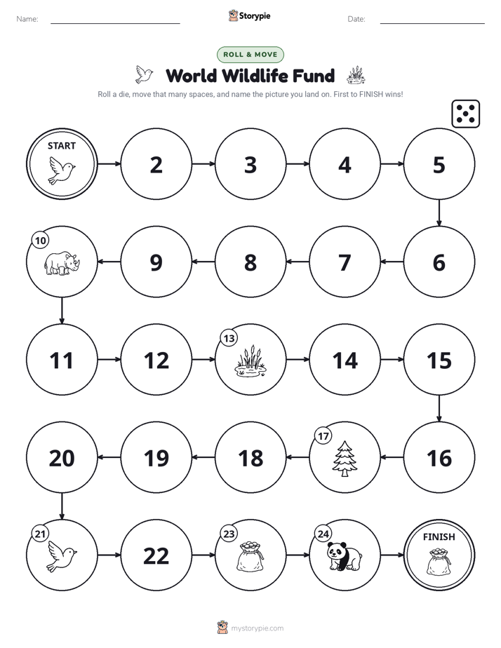 Roll & Move Game