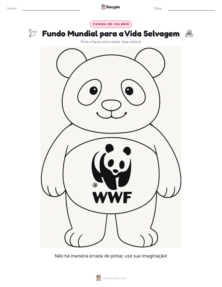 Página para colorir