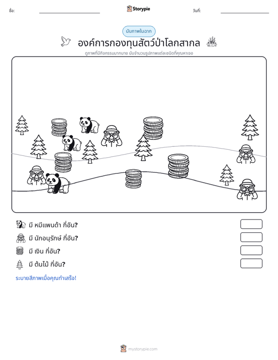 ฉากการนับ