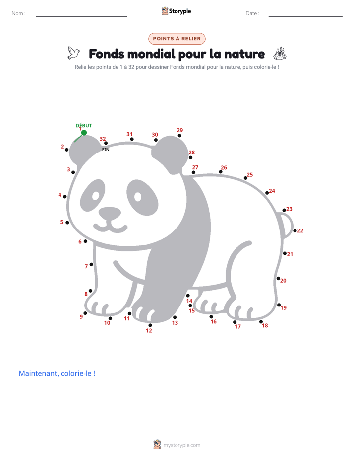 Relie les points