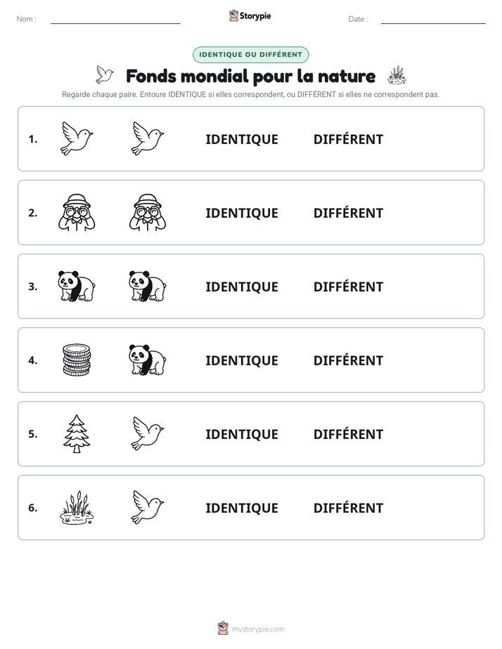 Identique ou Différent
