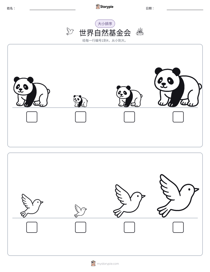 大小排序