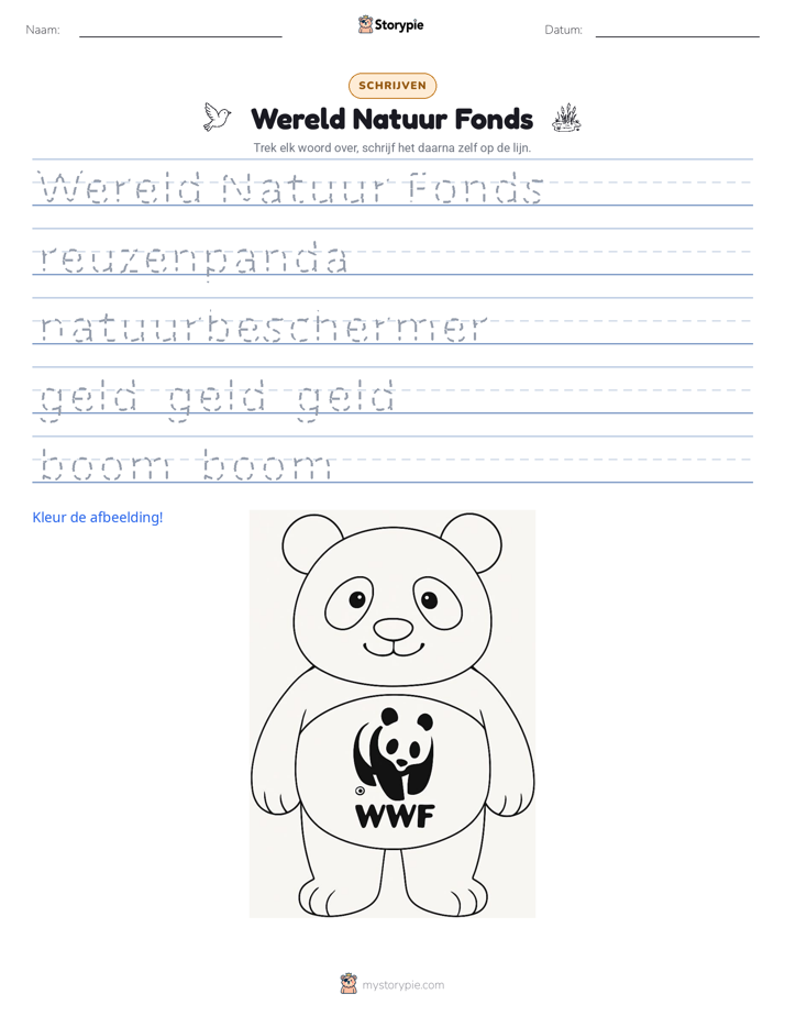 Schrijf Oefening