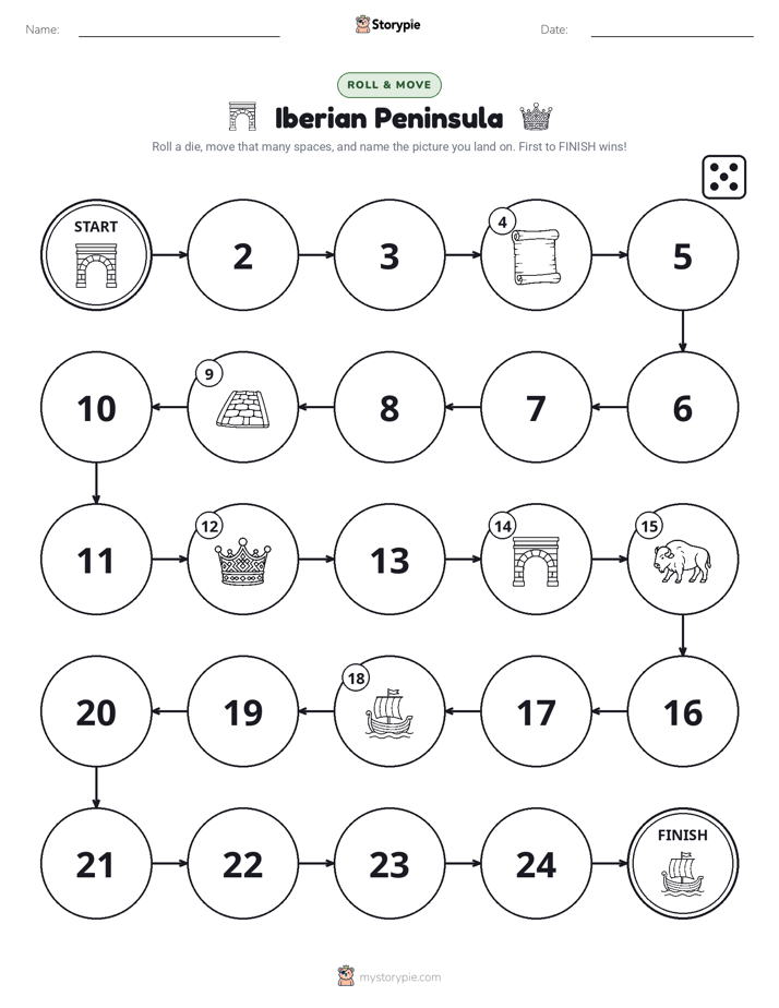 Roll & Move Game