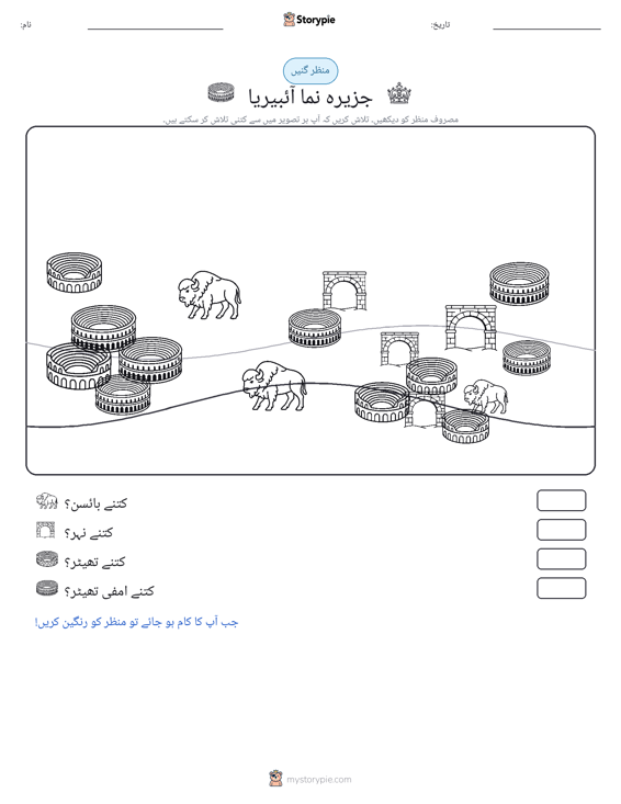 گنتی کا منظر