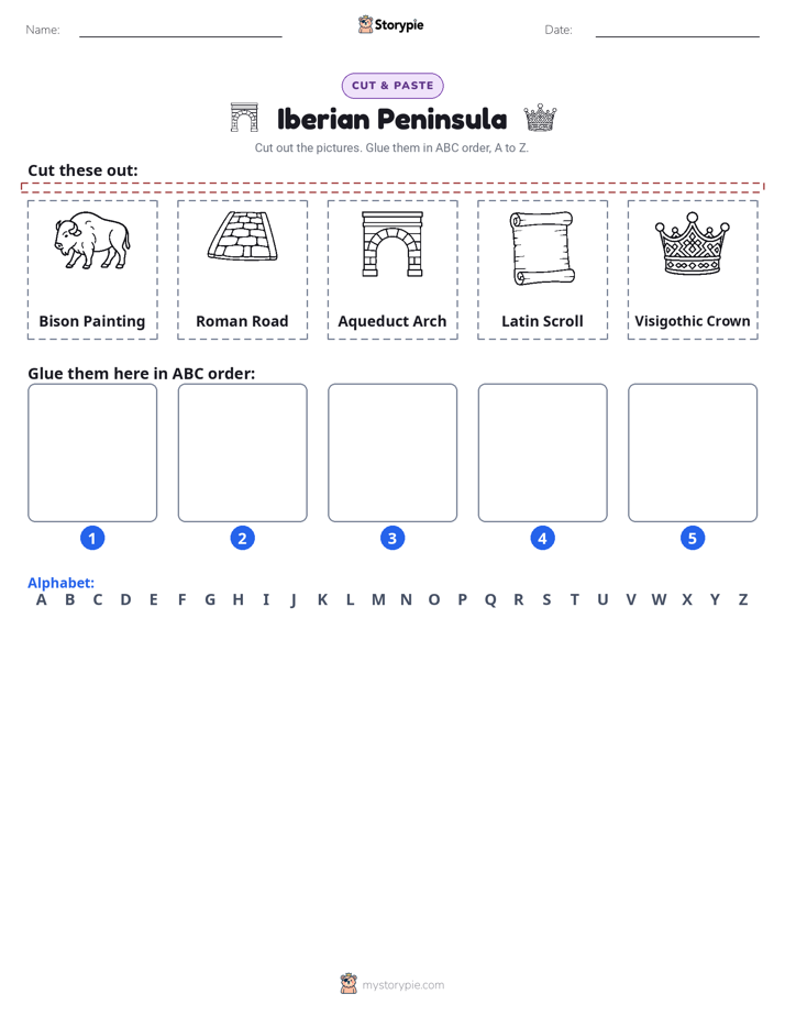 Cut & Paste Alphabet