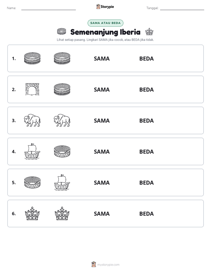 Sama atau Berbeda
