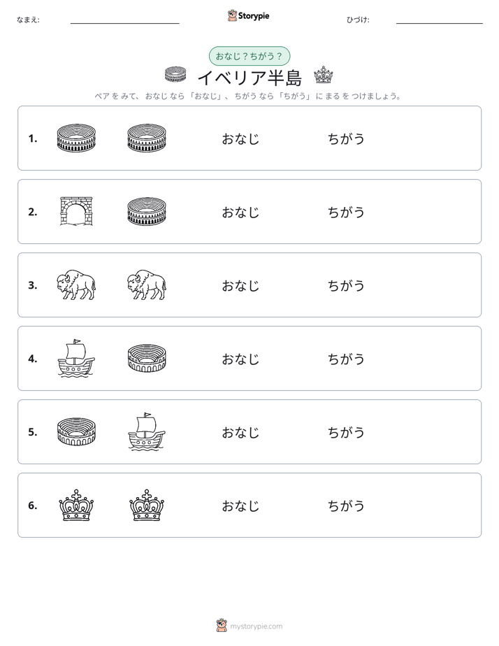 同じか違うか