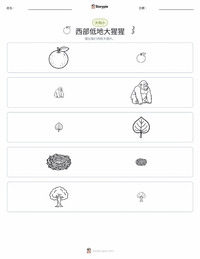 大猩猩（西部低地） 可打印工作表预览