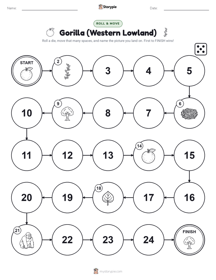Roll & Move Game