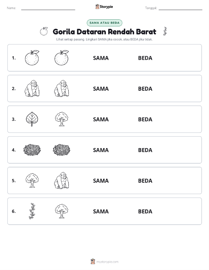 Sama atau Berbeda