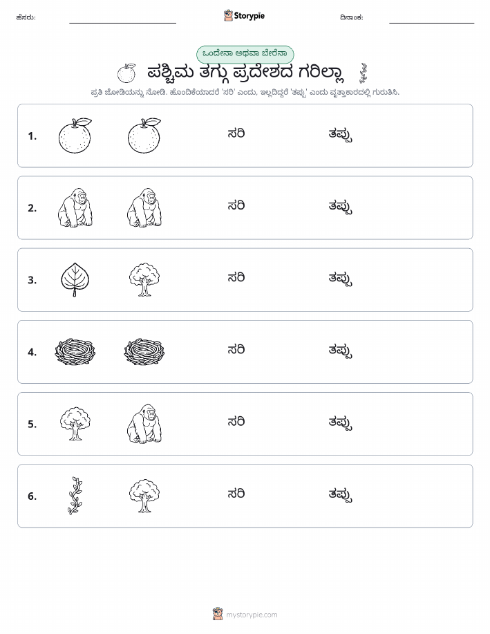 ಒಂದೇ ಅಥವಾ ವಿಭಿನ್ನ