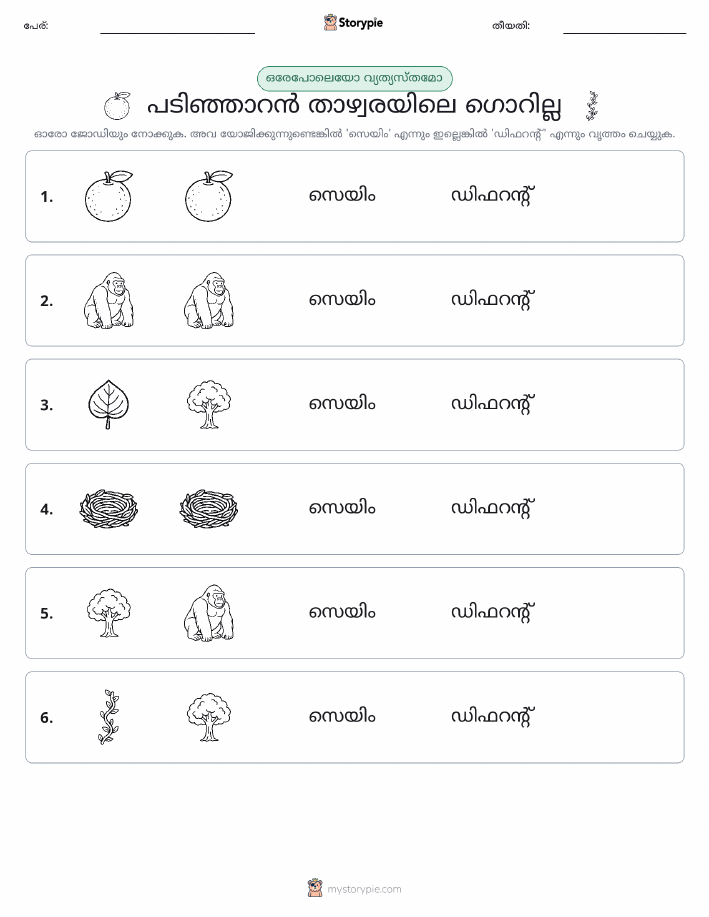 ഒന്നോ വ്യത്യാസമോ