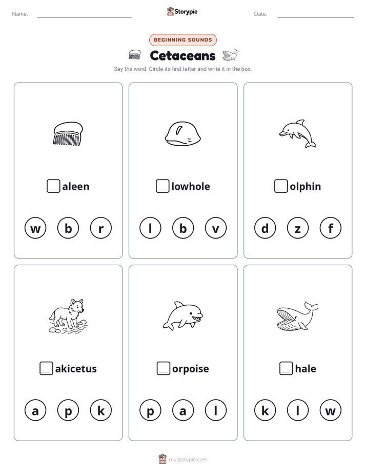 Beginning Sounds