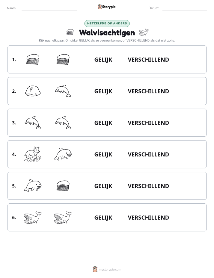 Zelfde of Verschillend