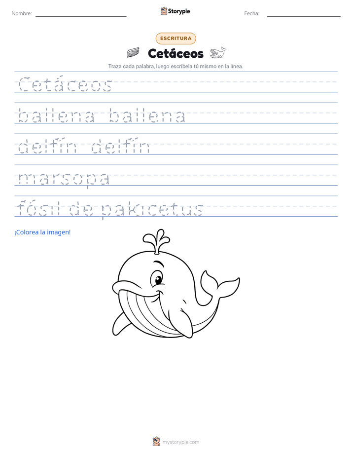 Práctica de Escritura