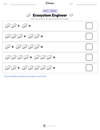 Ecosystem Engineer printable worksheet preview