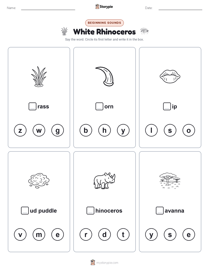 Beginning Sounds