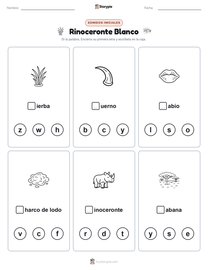 Sonidos Iniciales