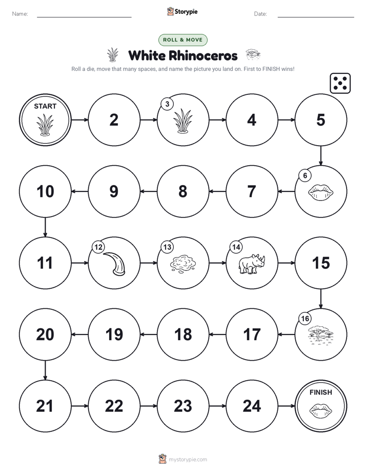 Roll & Move Game